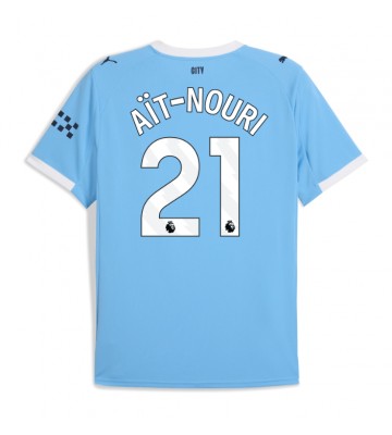 Manchester City Rayan Ait-Nouri #21 Hjemmebanetrøje 2025-26 Kortærmet